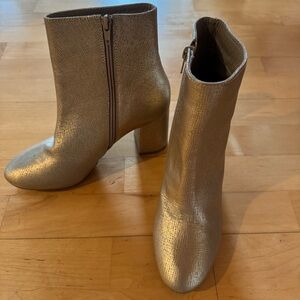 Matisse Gold Leather Boots